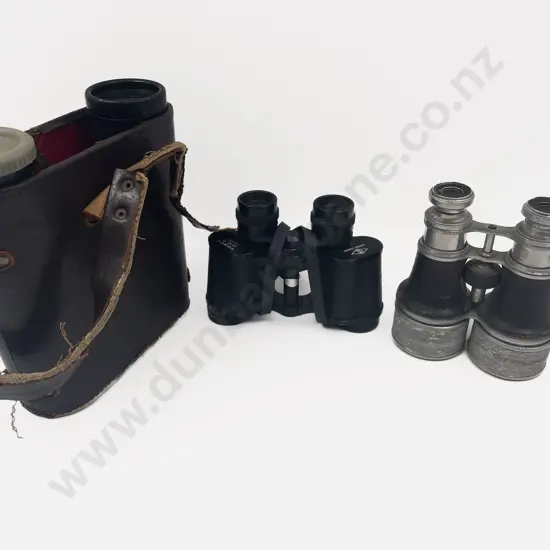 Three Sets of Binoculars