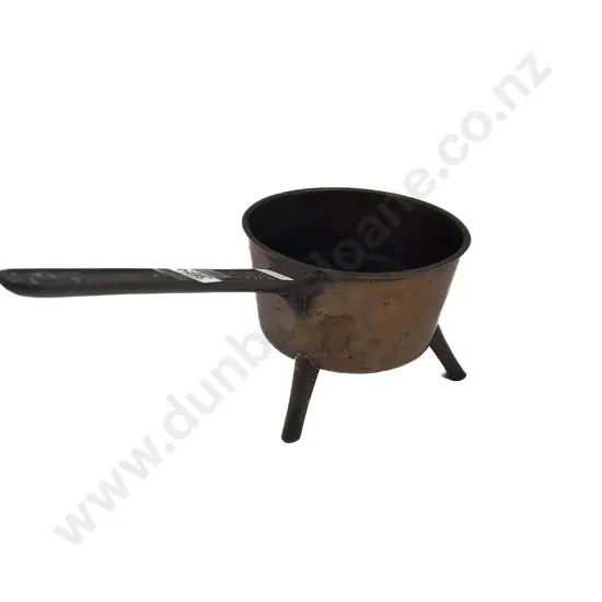 Cast Copper Footed Saucepan