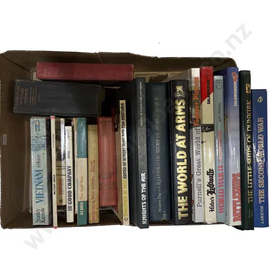 Quantity of Assorted Military Reference Books