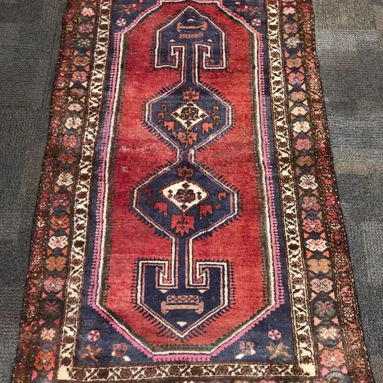 Persian Wool Pile Rug in Shiraz Design