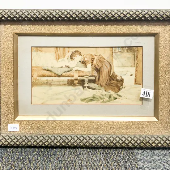 Ornate Framed Reproduction Classical Print