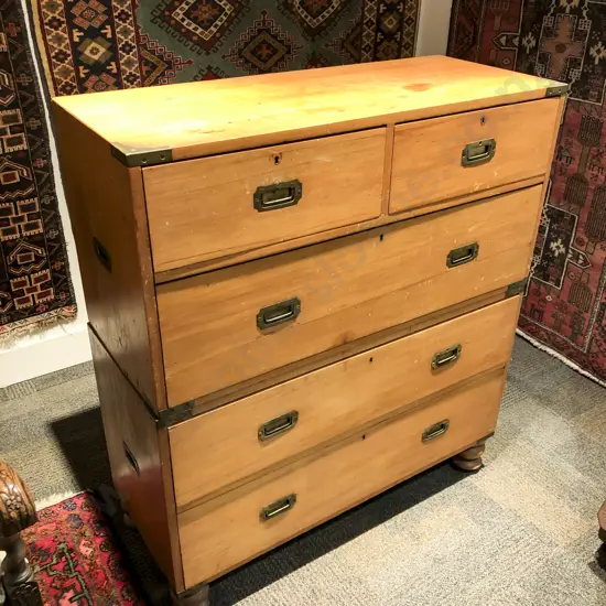 Kauri and Brass Bound Two Stage Campaign Chest