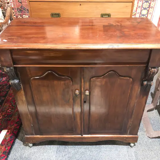 Victorian Mahogany Slim Proportion Chiffonier