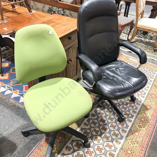 Two Modern Office Chairs