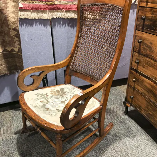 Wycombe Backed Roll Arm Rocking Chair