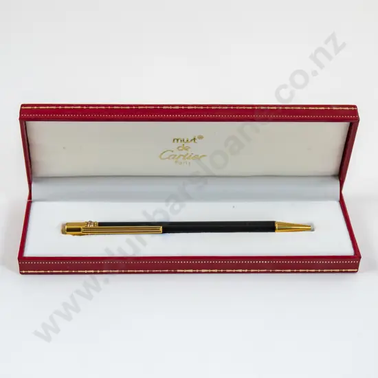 C1987 must de Cartier Paris Ball Point Pen