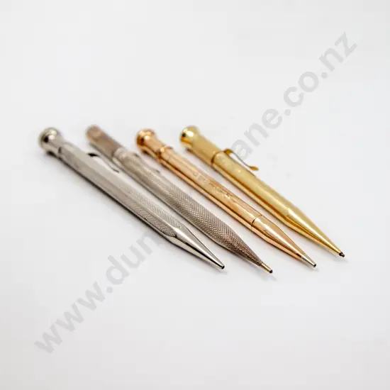Four Various Manufacture Mechanical Pencils