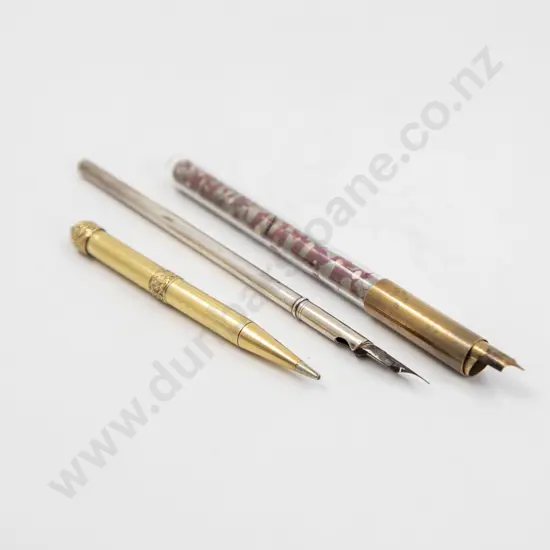 C19th Plain Sterling Dip Pen