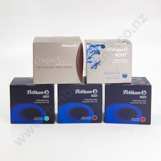 Five Pelikan Bottles of Ink