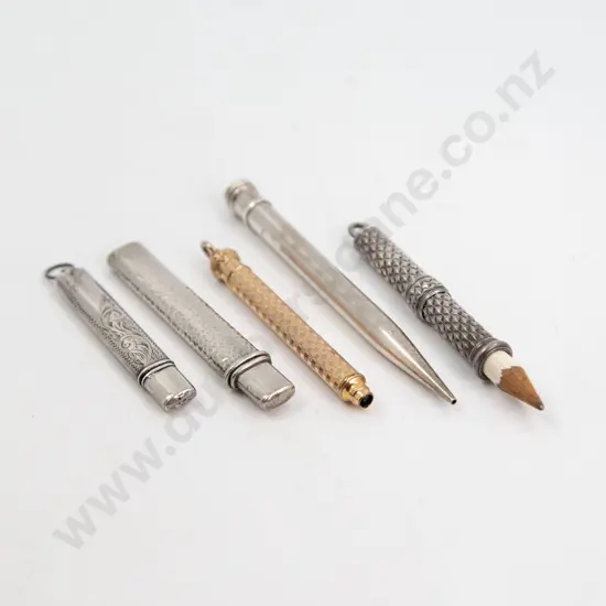 Victorian S/S and Rolled Gold Chatelaine Pencils