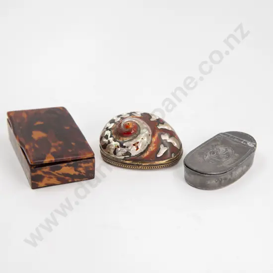 Victorian Tortoise Shell Snuff Box