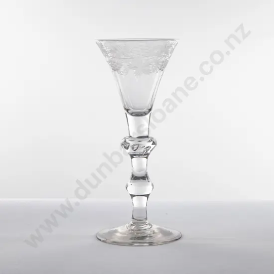 C1750 Georgian Wine Glass