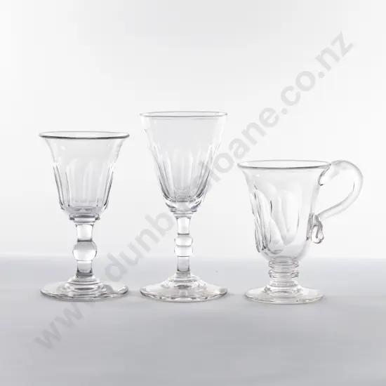 Early C19th Two Wine Glasses