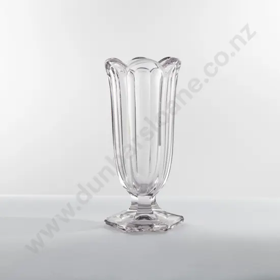 Victorian Pressed Glass Celery Vase