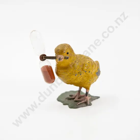 Early C20th Austrian Cold Painted Chick Egg Timer in the Style of Bergman