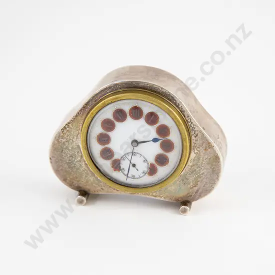 Geo V S/S Dressing Table Clock