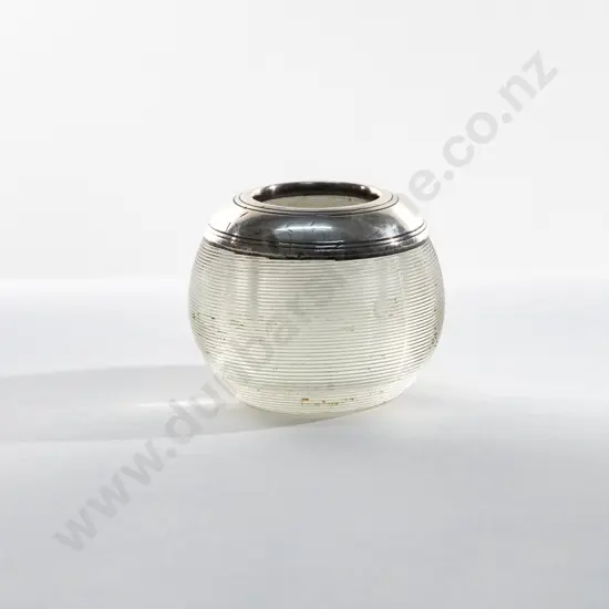 GeoV S/S Topped Glass Vesta Holder