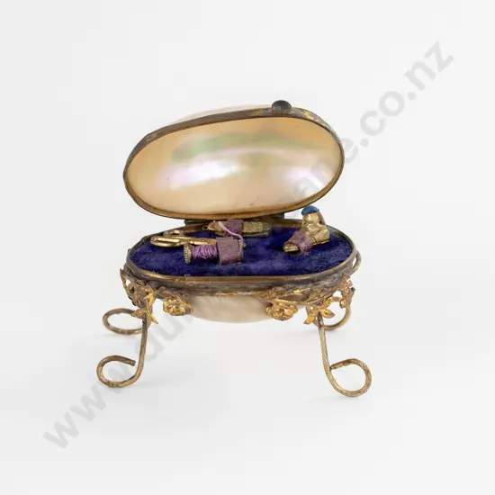 In Miniature a French Palais Royal Sewing Box