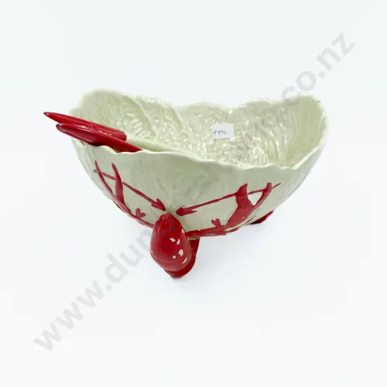 CarltonWare Lobster Salad Bowl and Salad Servers