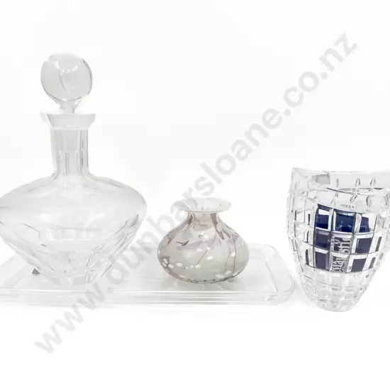 Quantity of Assorted Crystal & Glassware incl Decanter