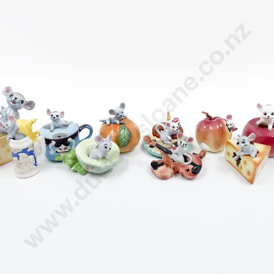 1950's Japanese Mouse Ornaments