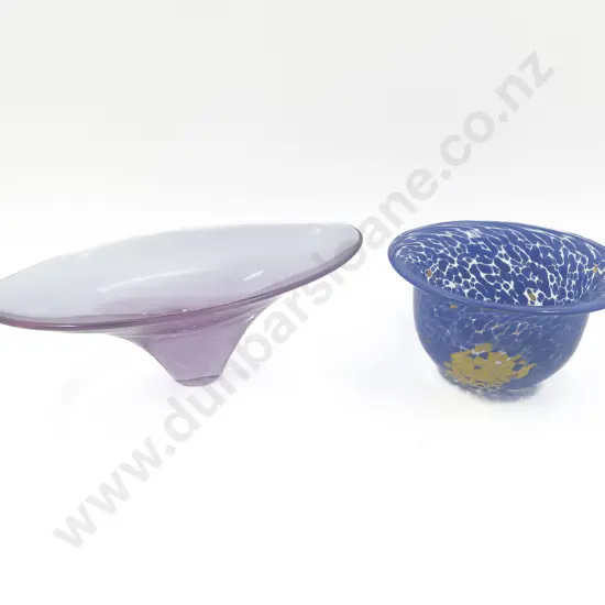 Two Pieces of Art Glass