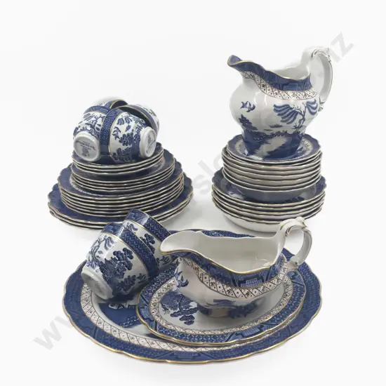 Booths "Real Old Willow" Pattern Part Dinnerset
