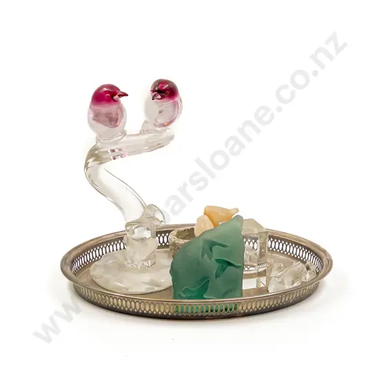 Quantity of Assorted Art Glass & Bird Ornaments etc