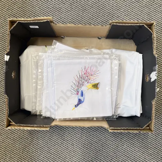 Quantity of Assorted Embroidered Table Linen