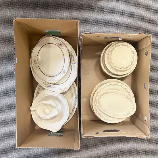 Two Boxes of Assorted Fancy China