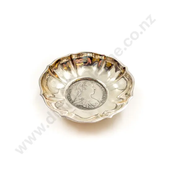 Austrian Silver Coin S/P Dish
