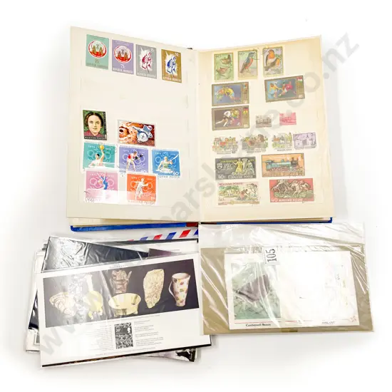 Stock Book Album World Stamps and UK FDC's