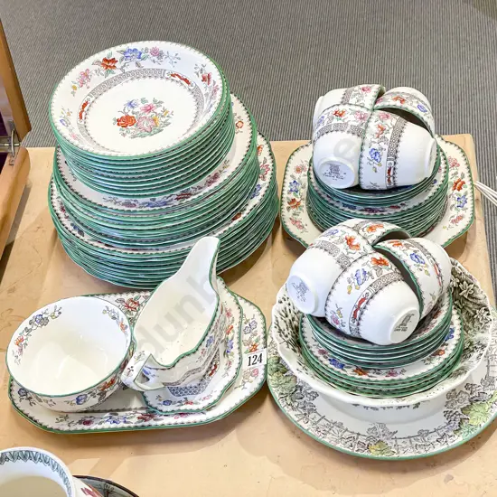 Copeland Spode "Chinese Rose" Pattern Part Dinnerset