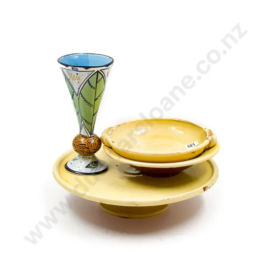 Three Pieces of Tony Sly together with Vase