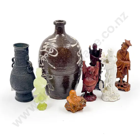 Box Quantity of Assorted Vases & Figures etc