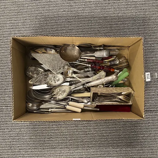 Quantity of Assorted Plated Cutlery etc