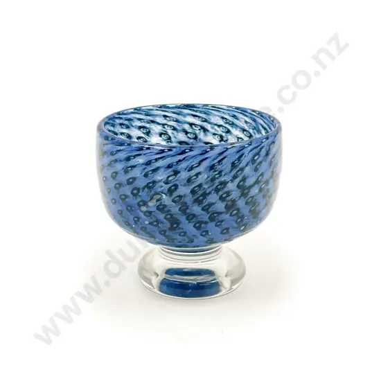 Art Glass Pedestal Bowl