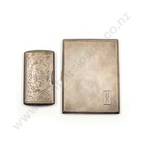 Two Pieces of S/S incl Cigarette Case