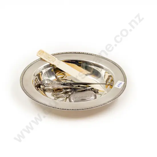 Seven Pieces of Assorted S/S together with Ivory Letter Opener