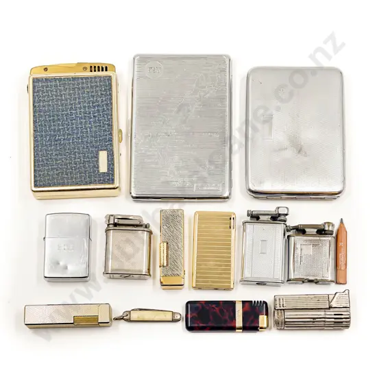 Quantity of Assorted Cigarette Cases & Lighters etc