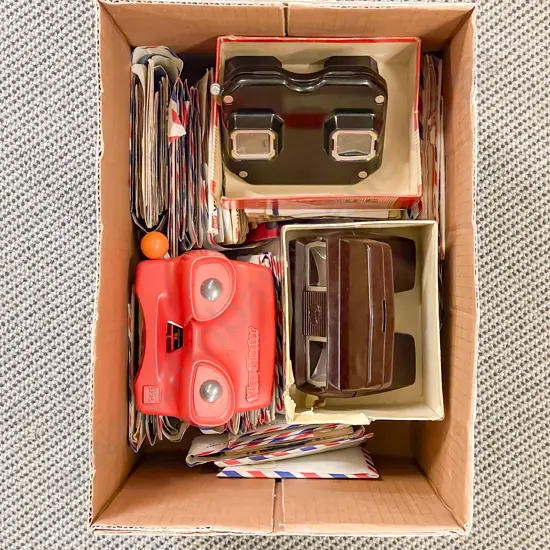 Three Vintage Viewmasters & Assorted Reels