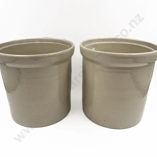 Two Stoneware Jars