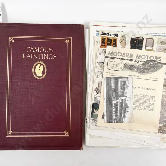 Famous Paintings - Cassell together with Assorted Vintage Magazines etc