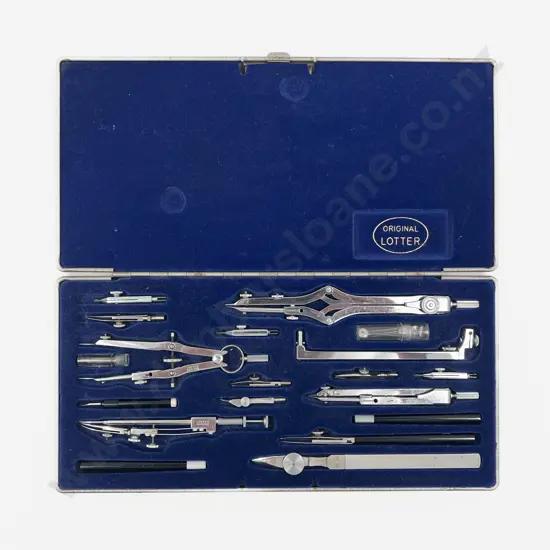 Vintage Compass Set in Case