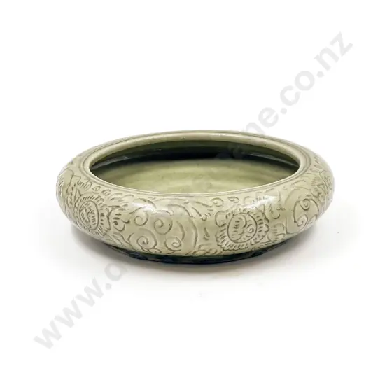Large Celadon Glazed Chinese Squat Table Bowl