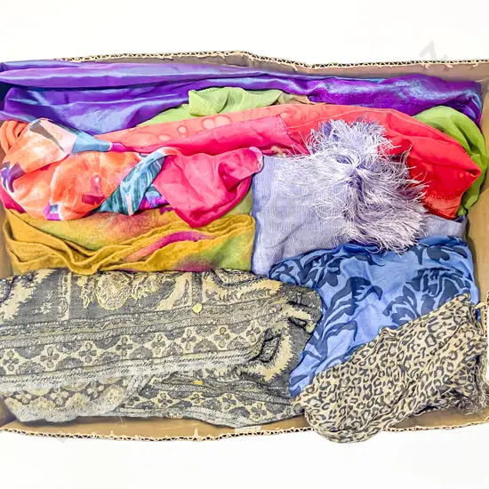 Qty of Assorted Scarfs Etc