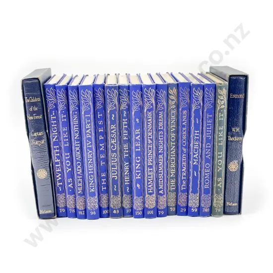Seventeen Assorted Shakespeare Volumes