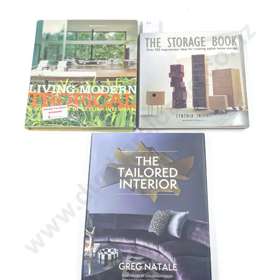 Three Assorted Home Decor Reference Volumes
