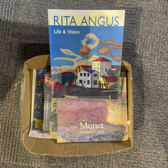 Quantity of NZ Art Volumes incl Rita Angus & Francis Hodgkins