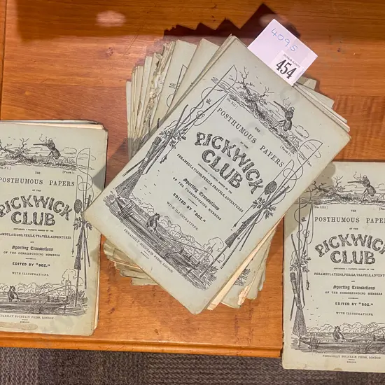 Eighteen Assorted Pickwick Club Booklets